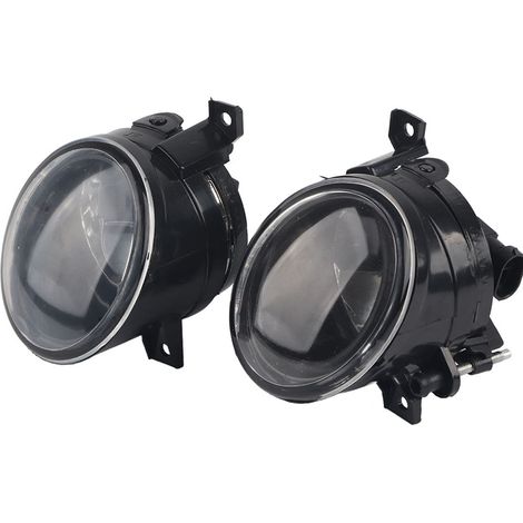 Feu antibrouillard avant, antichoc 2 pièces/ensemble, lampe à lentille convexe étanche super brillante pour voiture (1/5)