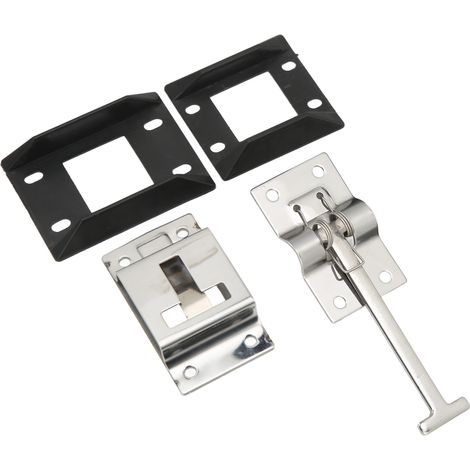 Loquet de porte de remorque en forme de T, en acier inoxydable 316 robuste et universel pour camping-cars et caravanes (1/5)