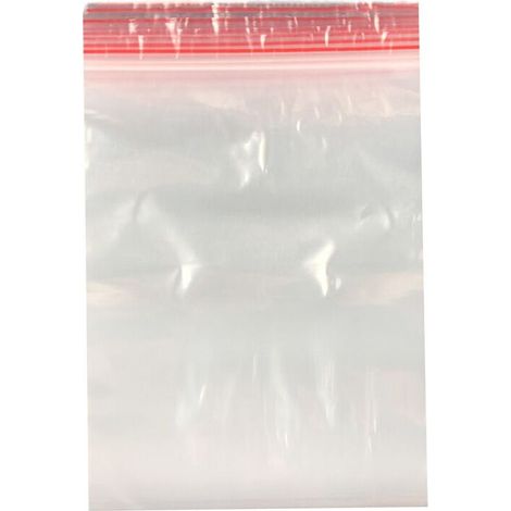 Packung mit 100 wiederverschließbaren Plastikbeuteln – 25 x 35 cm – 40 Größen erhältlich (1/5)