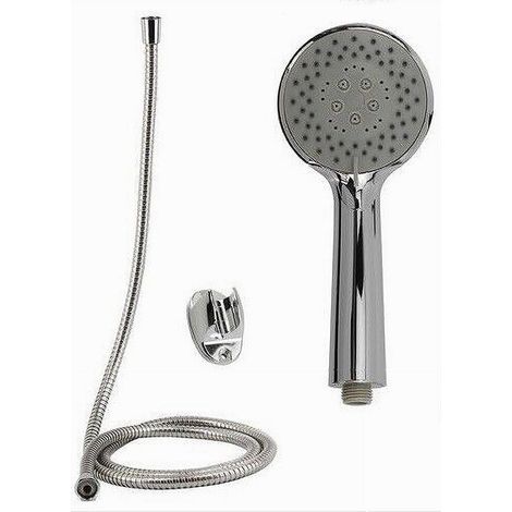 Trade Shop - Kit De Ducha Doccino Multi-top Ducha Cordón 1,8mt Baño Soporte 69324 - (1/2)