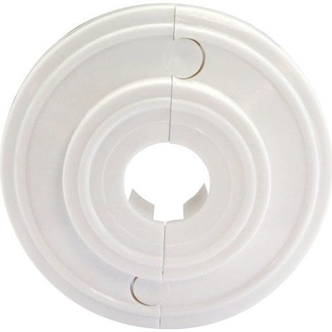 Weiße Abschlussrosette Durchmesser 14 mm SOMATHERM FOR YOU