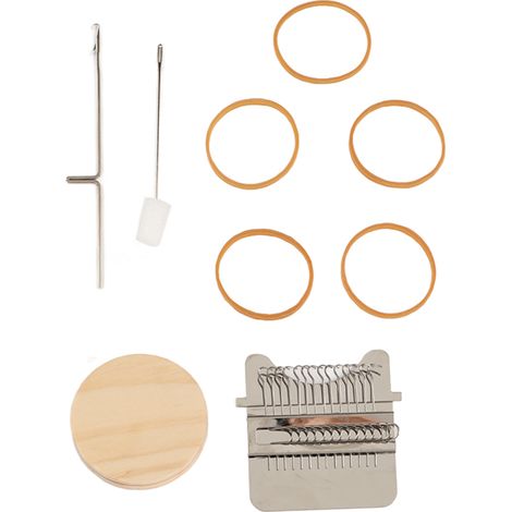 Multifunktionales Stopfwebstuhl-Set mit 14 Nadeln zur Reparatur beschädigter Kleidung, kleine Webstühle für DIY-Handarbeiten, Wandteppiche, Teppiche und Schals (1/5)