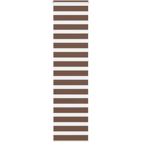 Doppelrollo Braun 65x230 cm Stoffbreite 60,9 cm Polyester