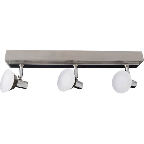 Plafonnier à 3 Spots LED Orientables Luminaire de Plafond Design pour Salon et Chambre 46 cm - PANGIVO (1/5)