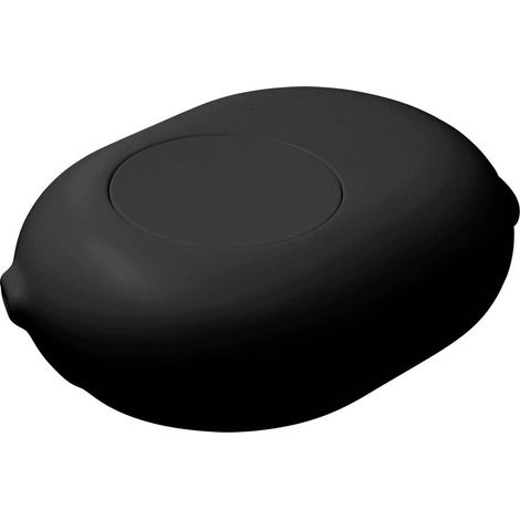 SHELLY BUTTON ADD-ON NOIR - BOUTON BOÎTE D'ENCASTREMENT POUR RELAIS ET VARIATEURS SHELLY, INSTALLATION MURALE NON REQUISE, MONTA (1/4)