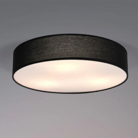 [NEUWERTIG] B-Ware Osram Deckenleuchte Lampe Leuchte Orbis Paris Schwarz Textil E27 Runde Form