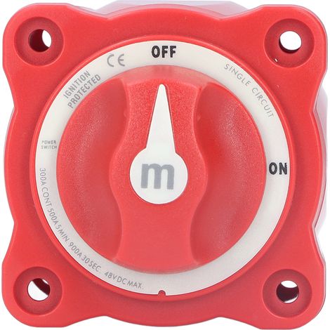 Mini interrupteur de batterie 300A, sélecteur à boucle unique pour Yachts, camping-car, voitures modifiées, Marine (1/5)