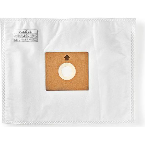 Bolsa de aspiradora 10 uds sintetico mas vendido por nedis vcbg300 series blanco