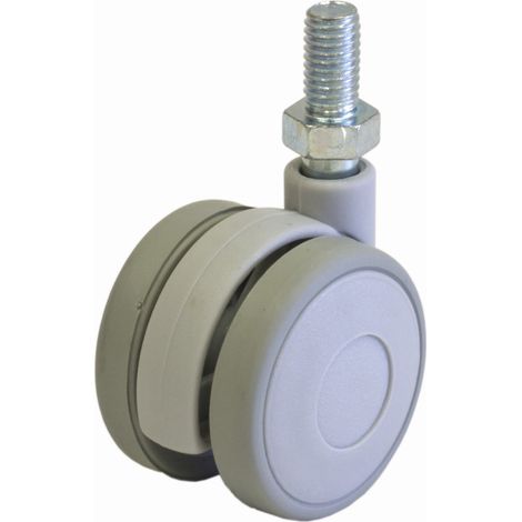 RUOTA MOBILE D 40 MM SIRIO PERNO GRIGIO- 12,0 pz