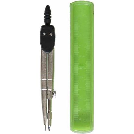Trade Shop - Compasso Disegni Tecnici Scuola Ufficio Lavoro Con Portamine E Temperamatite -