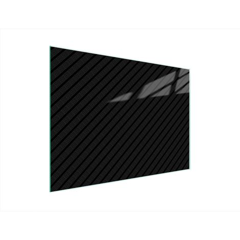 Glasschneidebrett 40x30 Schwarz