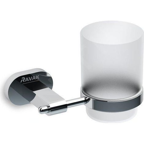 Ravak Chrome - Porte-verre, chrome / verre X07P188 (1/2)