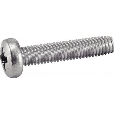 200 Vis Autotaraudeuses Tête Cylindrique Pozidriv 3 x 16 mm - DIN 7500 CZ - tête selon ISO7045 - Inox A2 - D-Work