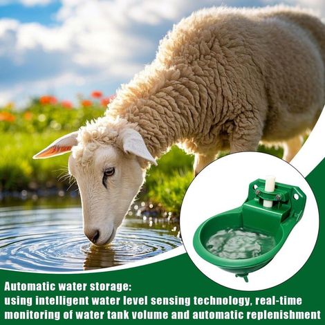Automatischer Hundetränkeautomat, 500 ml, Futterautomat für Pferde und Rinder, Wasserspender für Schafe, Ziegen, Rinder und Hunde (1/5)