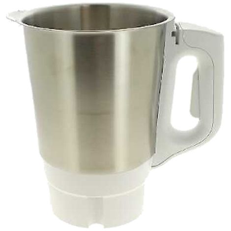 Moulinex – Bol blender inox 2L – Puissance 800W – Compatible robot Soup & Co – Idéal pour smoothies et soupes (1/2)