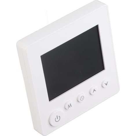 Programmierbarer Thermostat (AC 90–240 V) mit Farb-LCD-Display, intelligenter Thermostat für Tuya-Geräte, geeignet für Zuhause, Hotels, Büros und Einkaufszentren, Weiß, WLAN (1/5)