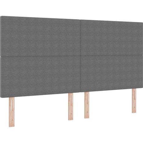 Maison Exclusive - Testiera Grigio chiaro 180 cm Tessuto in Cords