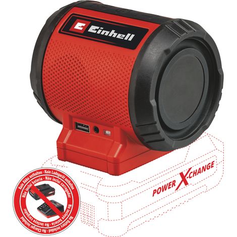 Einhell TC-SR 18 Li BT - Solo Akku Lautsprecher ( 4514150 ) 18 V Bluetooth AUX Solo - ohne Akku, ohne Ladegerät