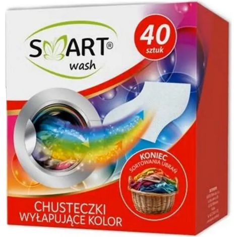Salviette struccanti Smart Wash per rimuovere i colori, 40 pezzi.