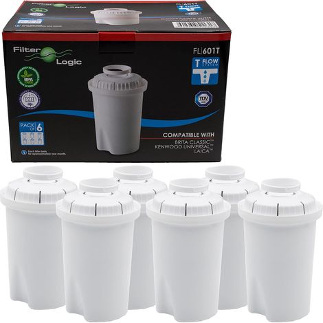 6x Cartouche filtrante compatible avec Brita Classic (1/5)