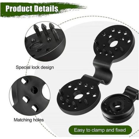 Clips de fixation pour bâche - Blanc - Lot de 50 - Matériau ABS - Traités Anti-UV (1/4)