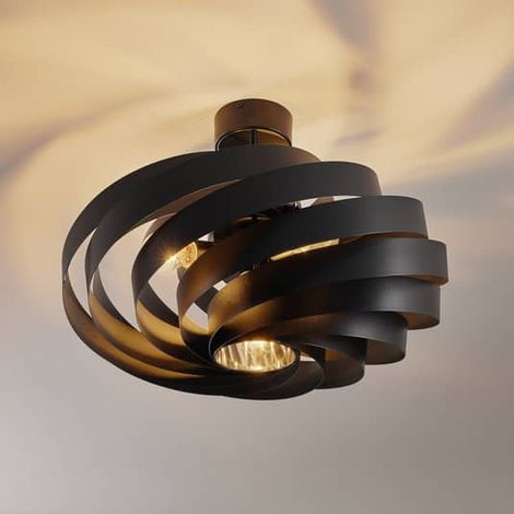 [GEBRAUCHT] Euluna Vento Deckenleuchte Deckenlampe Hängelampe Lampe Leuchte Schwarz ø 60 Cm B-Ware