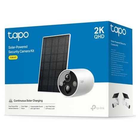 SOLAR-POWERED SECURITY CAMERA KIT