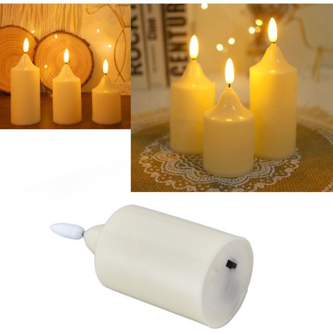 LED-Kerzen für Partys, Hochzeiten, Geburtstage, ogivenförmige Lichterketten, mittelgroße dekorative Beleuchtung für private Räume. (1/5)