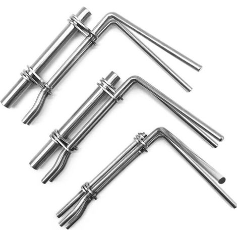 Kit de herramientas para la instalación de cilindros hidráulicos en forma de U, vástago de pistón, juego de 3 piezas, herramientas profesionales fáciles de usar.