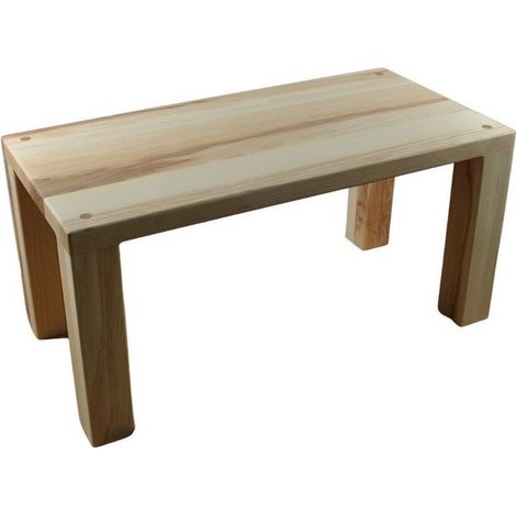 Table Basse 90x45 Frene Olivier Hauteur 45 Cm (1/5)