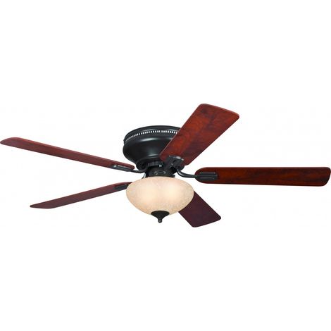 Ceiling Fan Everett Espresso with Light & Pull Cords