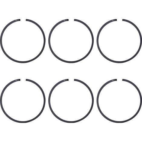 6Pcs / lot 38mm Segments de piston pour Husqvarna 136 137 141 142 142 36 41 Pièces pour tronçonneuse (épaisseur 1,5mm) (1/5)
