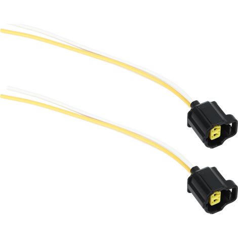Connecteur capteur température d'eau 2 broches 90980-11062, fiche faisceau liquide de refroidissement, câble cosse. (1/5)