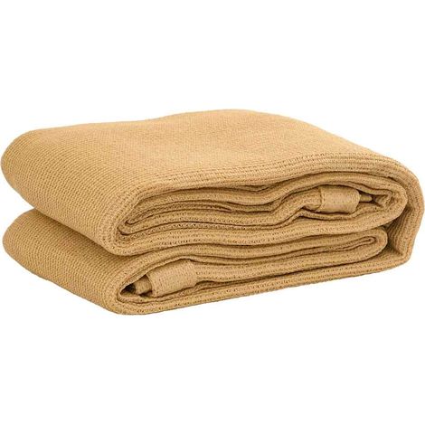 Tapis de tente sable 250x200 cm PEHD