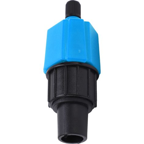 Bouchon de valve gonflage bateau adaptateur compresseur convertisseur pompe pour kayak canot gonflable radeau paddle (Connecteur 1) Bleu (1/5)