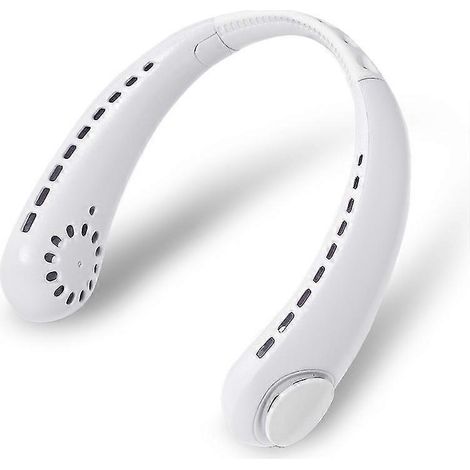 Filiyano-Ce ventilateur de cou portable, inspiré des casques audio populaires, est idéal pour une utilisation personnelle. Sans pales, il est doté (1/3)