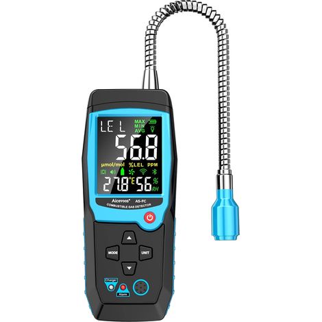 FC-Gasdetektor, Gasleckdetektor mit Digitalanzeige und akustischem Alarm zum Auffinden der Quelle eines Lecks brennbarer Gase (1/5)
