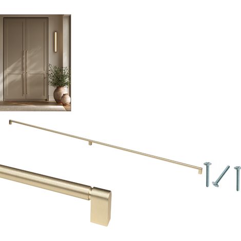 Tirador dorado para armario de 1205 mm (1,2 m), estilo loft moderno y atemporal AKS (1/4)