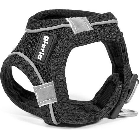 Imbracatura per Cani Gloria Air Mesh Trek Star Regolabile Nero Taglia XXXS (18-20 cm) (1/5)