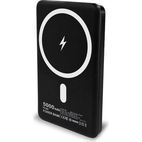 POWERBANK TIPO-C INALAMB.MAGNET.5000mAh. (1/2)