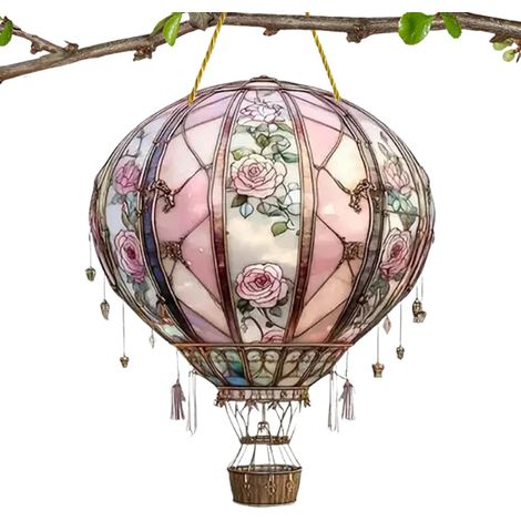 für den Außenbereich 2D Acryl Heißluftballon Dekoration