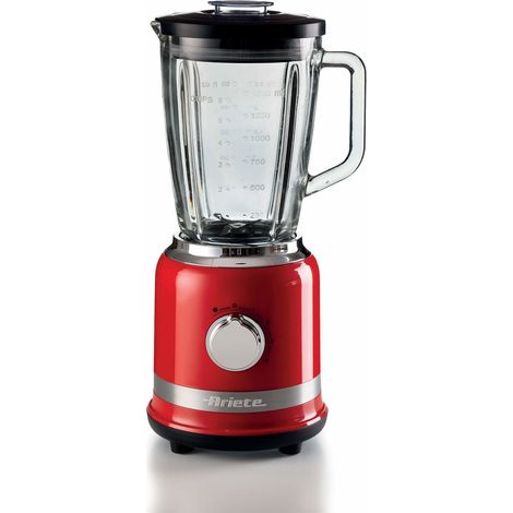 Ariete 0585 1,5 l Tischplatten-Mixer 1000 W Rot, Edelstahl