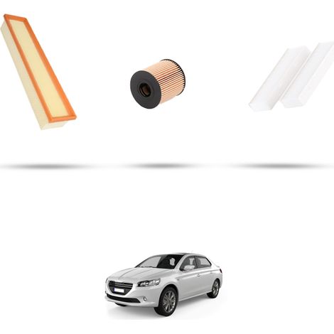 Kit tagliando 3 filtri compatibile con Peugeot 301 1.6 LPG 85kw dal 2014 (1/5)