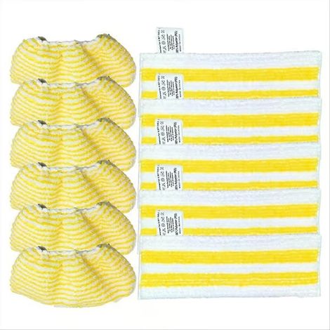 Lot de 11 housses de balai vapeur pour aspirateur à main Karcher Easyfix SC2 SC3 SC4 SC5 - Pièces détachées Micro (1/5)