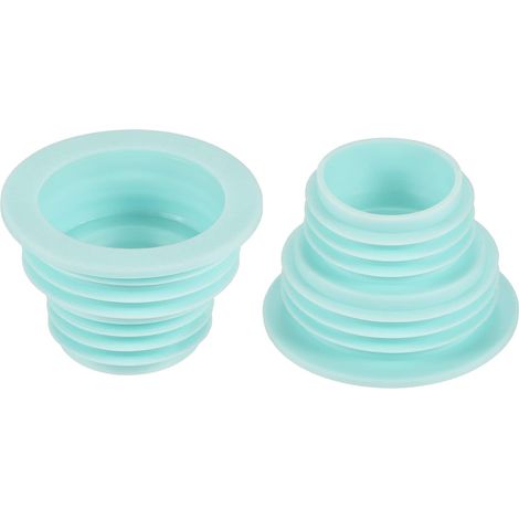Sourcing map Lot de 2 joints d'étanchéité pour tuyau d'évacuation, bouchon en silicone, joint (1/5)
