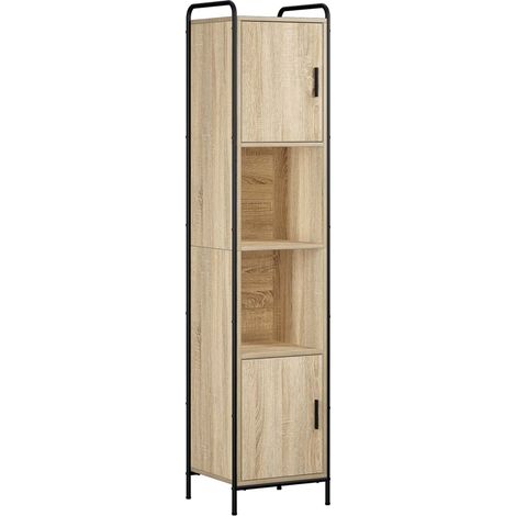 Mueble de Cuarto de Baño Roble Sonoma 46 x 36 x 181 cm vidaXL (1/5)