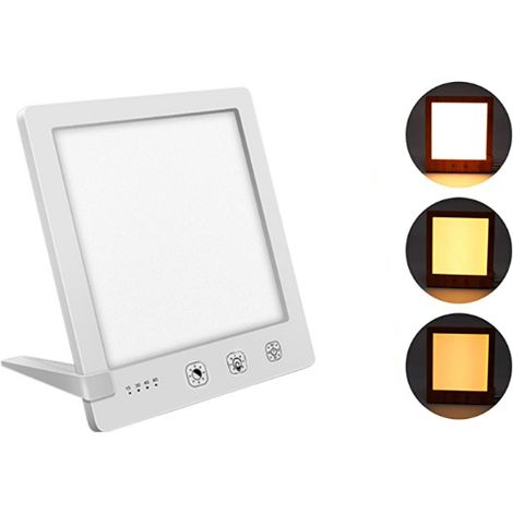 Table de lecture avec écran tactile intelligent, minuterie et lampe de photothérapie SAD
