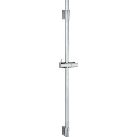 WENKO Duschstange Classic Chrom 90 cm, Länge Stange: 90 cm, Silber glänzend, Edelstahl rostfrei chrom (1/5)