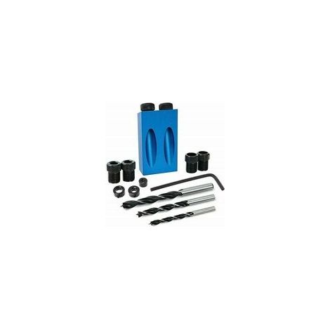 Kit di foratura per fori tascabili - Guida per foratura obliqua a 15° Kit di foratura per fori tascabili Set di guide per foratura obliqua per lavorazione del legno Strumento di posizionamento e local