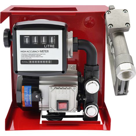Pompe à huile diesel, pompe d'extraction d'huile 220-240 V, 550 W, pompe à huile auto-amorçante, pompe d'aspiration d'huile moteur 60 l/min, avec tuyaux et embout (1/5)